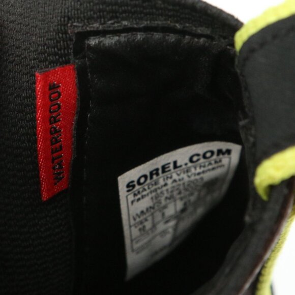 Sorel Women's Brex Boot Chelsea Waterproof Boots 10 New Cinder Black Platform - Picture 11 of 11